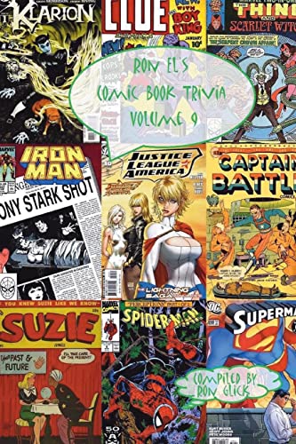 Imagen de archivo de Ron El's Comic Book Trivia (Volume 9) (Ron El's Comic Book Trivia Series) a la venta por SecondSale