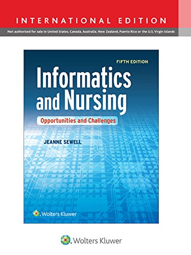 Stock image for Informatics And Nursing Opportunities And Challenges 5Ed (Ie) (Pb 2015) for sale by Kanic Books