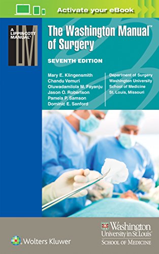 9781496310781: The Washington Manual of Surgery (Lippincott Manual Series)