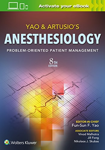 Stock image for Yao & Artusio's Anesthesiology: Problem-Oriented Patient Management for sale by SecondSale