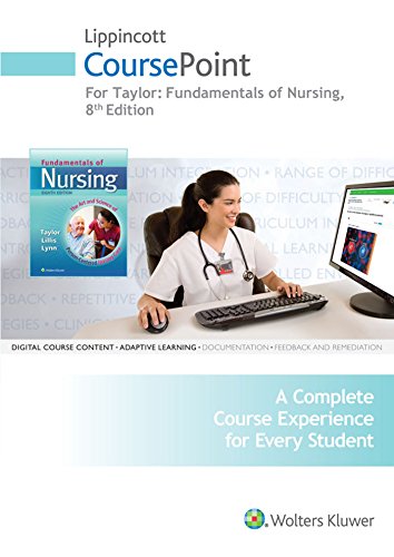 Imagen de archivo de Fundamentals of Nursing Lippincott Coursepoint a la venta por Textbooks_Source