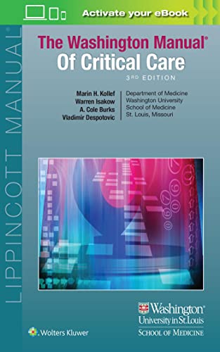 9781496328519: The Washington Manual Of Critical Care