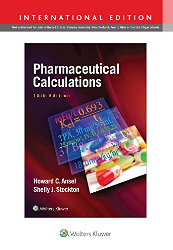 Stock image for Pharmaceutical Calculations for sale by Kuba Libri