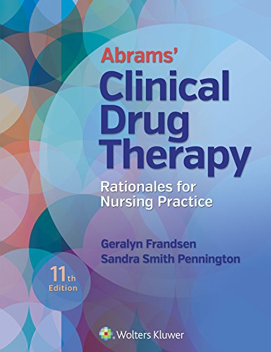 Stock image for Abrams' Clinical Drug Therapy: Rationales for Nursing Practice for sale by Greenway