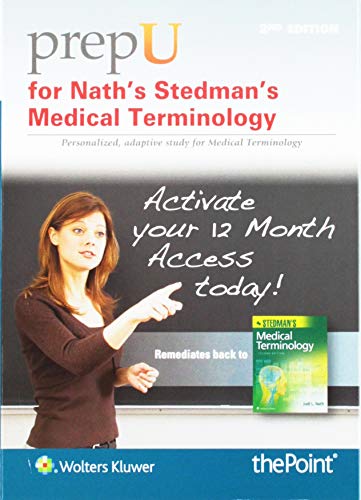 Stock image for PrepU for Nath's Stedman's Medical Terminology for sale by BooksRun