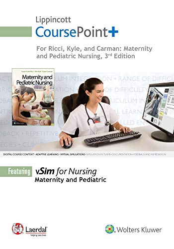 9781496353177: Maternity and Pediatric Nursing vSim for Nursing Lippincott Coursepoint+ Passcode