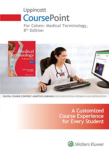 Stock image for Lippincott CoursePoint for Cohen's Medical Terminology: An Illustrated Guide for sale by GF Books, Inc.