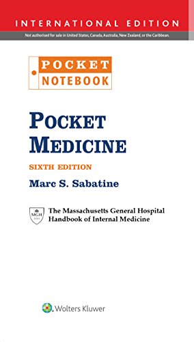 Imagen de archivo de Pocket Medicine: The Massachusetts General Hospital Handbook of Internal Medicine;Pocket Notebook a la venta por Books Unplugged