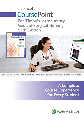 Imagen de archivo de Lippincott CoursePoint for Timby's Introductory Medical-Surgical Nursing a la venta por GF Books, Inc.