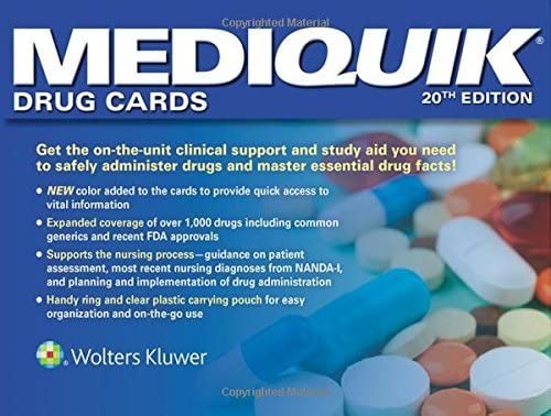 Imagen de archivo de MediQuik Drug Cards a la venta por HPB-Red