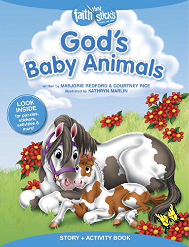 Beispielbild fr God's Baby Animals Story + Activity Book (Faith That Sticks Books) zum Verkauf von SecondSale