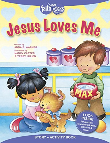 9781496403155: Jesus Loves Me Story + Activity Book (Faith That Sticks Books)
