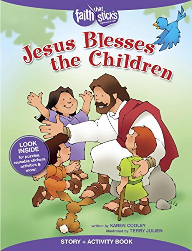 Stock image for jesus Blesses the Children (Story + Activity Book) for sale by BookHolders