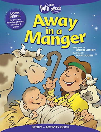 Stock image for Away in a Manger Story + Activity Book (Faith That Sticks Books) for sale by GF Books, Inc.