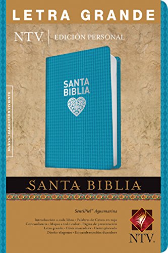 9781496414991: Santa Biblia / Holy Bible: Nueva traduccion viviente, SentiPiel Aguamarina, Edicion Personal