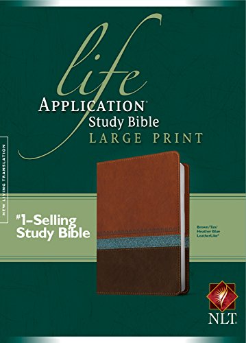 Beispielbild fr NLT Life Application Study Bible, Second Edition, Large Print zum Verkauf von Mahler Books