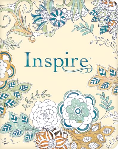 9781496419842: Tyndale NLT Inspire Bible (Softcover, Aquamarine): Journaling Bible with Over 400 Illustrations to Color, Coloring Bible with Creative Journal Space - Religious Gift that Inspires Connection with God