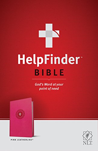 Beispielbild fr Tyndale HelpFinder Bible NLT (Red Letter, LeatherLike, Pink): God?s Word at Your Point of Need zum Verkauf von Irish Booksellers