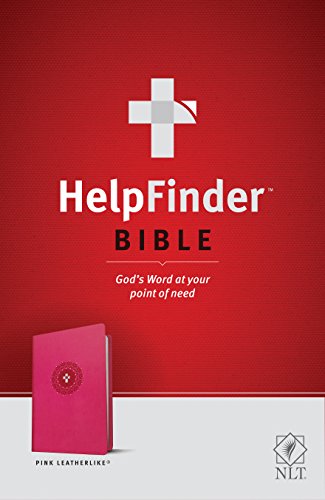 Stock image for HelpFinder Bible NLT (LeatherLike, Pink, Red Letter) for sale by Blackwell's