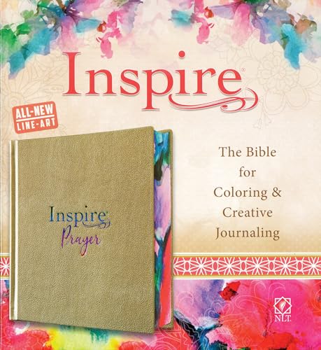9781496424075: Inspire PRAYER Bible NLT: The Bible for Coloring & Creative Journaling