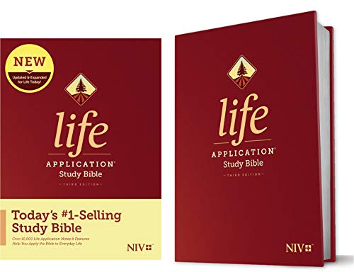 Stock image for NIV Life Application Study Bible, Third Edition (Hardcover) Tyndale NIV Bible with Updated Notes and Features, Full Text New International Version for sale by Your Online Bookstore