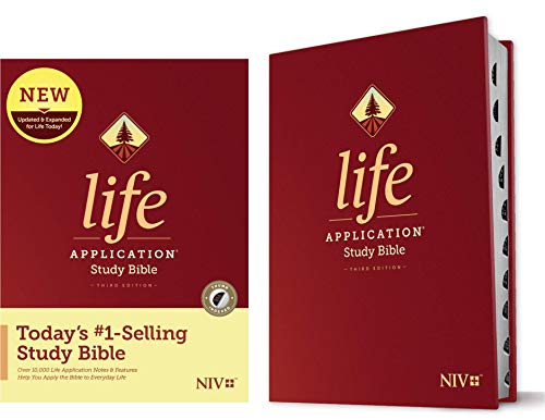 

NIV Life Application Study Bible, Third Edition Tyndale NIV Bible with Thumb Index, Updated Notes and Features, Full Text New International Version