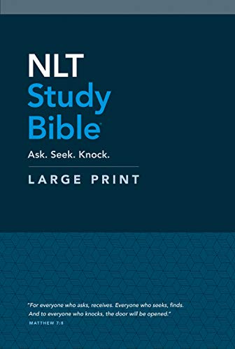 9781496445438: NLT Study Bible Large Print (Red Letter, Hardcover): New Living Translation, Red Letter, Study Bible