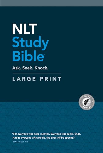 Stock image for NLT Study Bible Large Print (Hardcover, Indexed, Red Letter) for sale by Blackwell's