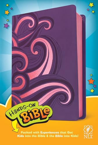 Beispielbild fr Hands-On Bible NLT (LeatherLike, Purple/Pink Swirls) zum Verkauf von Blackwell's