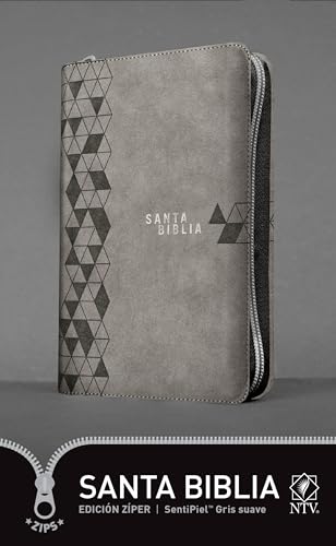 Stock image for Santa Biblia NTV, Edicion ziper, Gris suave (SentiPiel) (Leather) for sale by Grand Eagle Retail