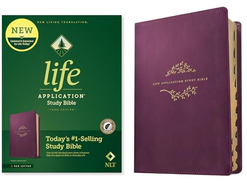 

Life Application Study Bible : New Living Translation, Purple LeatherLike