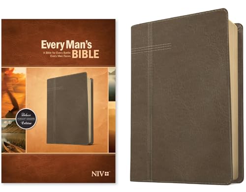 Stock image for Every Mans Bible NIV (LeatherLike, Pursuit Granite) for sale by Lakeside Books