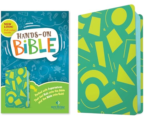 Beispielbild fr NLT Hands-On Bible, Third Edition (LeatherLike, Green Lines and Shapes) zum Verkauf von Blackwell's