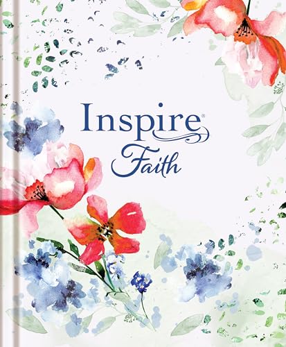 Stock image for Inspire FAITH Bible Large Print, NLT (Hardcover, Wildflower Meadow, Filament Enabled): The Bible for Coloring & Creative Journaling [Hardcover] Tyndale for sale by Lakeside Books