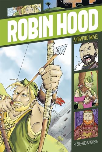 Beispielbild fr Robin Hood : A Graphic Novel zum Verkauf von Better World Books