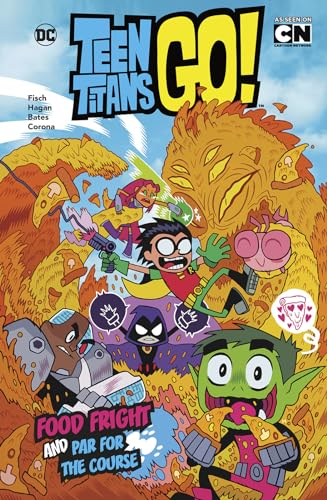 Imagen de archivo de Food Fright and Par for the Course (DC Teen Titans Go!) a la venta por Irish Booksellers