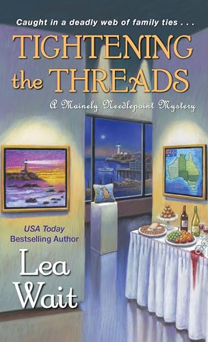 Beispielbild fr Tightening the Threads (A Mainely Needlepoint Mystery) zum Verkauf von Tangled Web Mysteries and Oddities