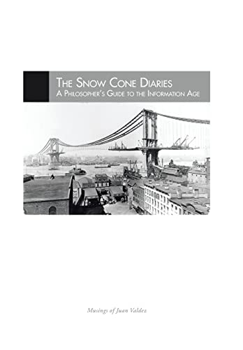 Imagen de archivo de The Snow Cone Diaries A Philosopher's Guide to the Information Age a la venta por PBShop.store US