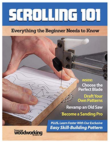 Beispielbild fr Scrolling 101: Everything the Beginner Needs to Know (Fox Chapel Publishing) Scroll Saw Basics, Choosing Blades, Adapting Patterns, Using a Starter Saw, Sanding, and a Skill-Building Exercise Pattern zum Verkauf von Zoom Books Company