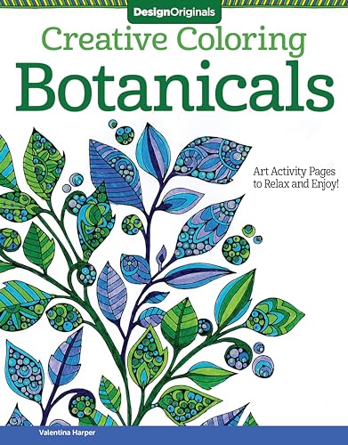 9781497200043: Creative Coloring Botanicals: Art Activity Pages to Relax and Enjoy!: 9