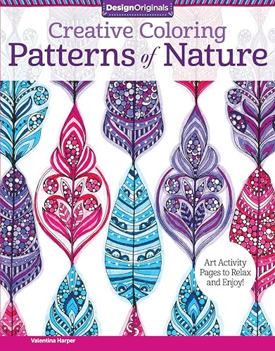 9781497200067: Creative Coloring Patterns of Nature: Art Activity Pages to Relax and Enjoy!: 9