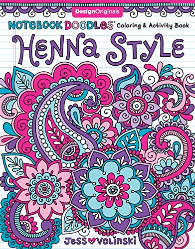Beispielbild fr Notebook Doodles Henna Style: Coloring & Activity Book (Design Originals) 32 Decorative Art Designs; Beginner-Friendly Soothing & Inspiring Art Activities for Tweens, on Extra-Thick Perforated Pages zum Verkauf von WorldofBooks