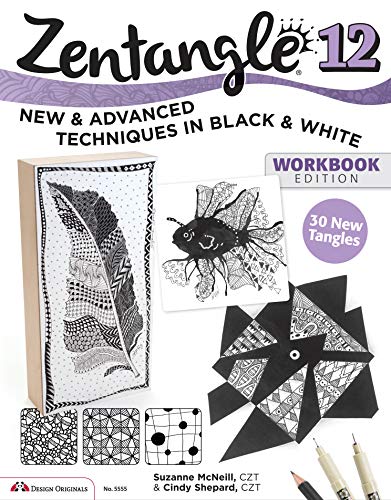 Imagen de archivo de Zentangle(R) 12, Workbook Edition: Innovative Art Techniques & Projects (Design Originals) 30 New Tangles a la venta por HPB-Ruby