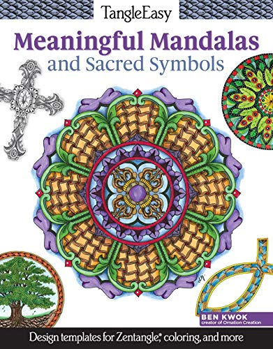 Beispielbild fr TangleEasy Meaningful Mandalas and Sacred Symbols: Design Templates for Zentangle (R), Coloring, and More (Design Originals) Tangle, Pattern, & Color Soothing Circles, Spiritual Icons, Crosses, & More zum Verkauf von WorldofBooks
