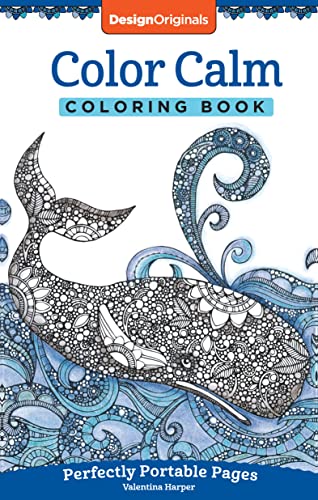 Beispielbild fr Color Calm Coloring Book: Perfectly Portable Pages (On-the-Go Coloring Book) (Design Originals) Extra-Thick High-Quality Perforated Paper; Convenient 5x8 Size is Perfect to Take Along Wherever You Go zum Verkauf von Wonder Book