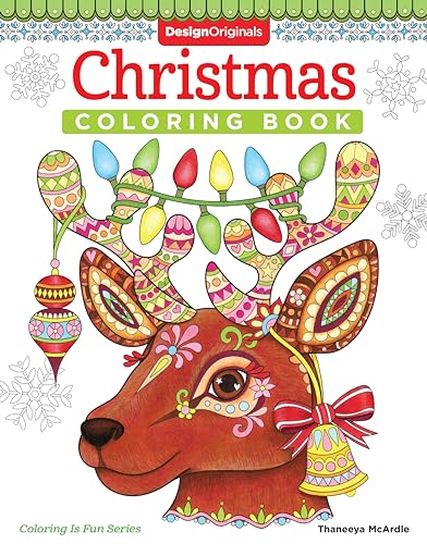 Stock image for Christmas Coloring Book (Coloring is Fun) (Design Originals) 32 Fun & Playful Holiday Art Activities from Thaneeya McArdle on High-Quality, Extra-Thick Perforated Pages that Resist Bleed-Through for sale by ZBK Books