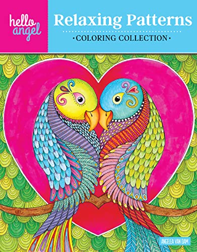 Beispielbild fr Hello Angel Relaxing Patterns Coloring Collection (Design Originals) 32 One-Side-Only Designs with Flowers, Animals, Mandalas, Hearts, Uplifting Quotes, Helpful Tips, & Finished Pieces for Inspiration zum Verkauf von WorldofBooks