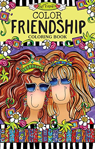 Beispielbild fr Color Friendship Coloring Book: Perfectly Portable Pages (On-the-Go Coloring Book) (Design Originals) Extra-Thick High-Quality Perforated Pages & Convenient 5x8 Size to Take Along Wherever You Go zum Verkauf von SecondSale
