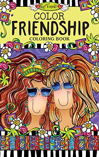 9781497201590: Color Friendship Coloring Book: Perfectly Portable Pages (On-the-Go Coloring Book) (Design Originals) Extra-Thick High-Quality Perforated Pages & Convenient 5x8 Size to Take Along Wherever You Go