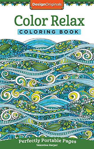 Beispielbild fr Color Relax Coloring Book: Perfectly Portable Pages (On-the-Go Coloring Book) (Design Originals) Extra-Thick High-Quality Perforated Pages; Convenient . You Go (On-the-Go Coloring Book Series) zum Verkauf von WorldofBooks